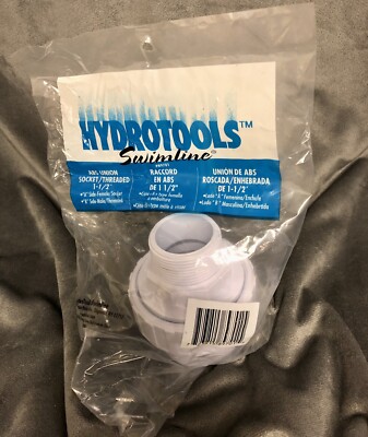 HydroTools by Swimline 89701 ABS Union Socket/Threaded 1-1/2