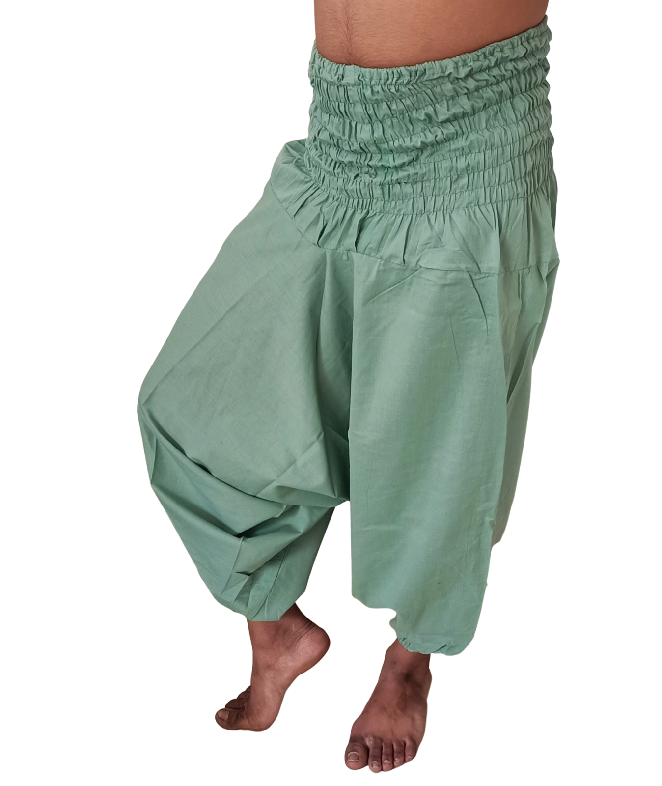 Pre-owned Handmade 20 Pcs Cotton Ali Baba Harem Gypsy Hippie Baggy Pants Indian Women Boho Trousers In As Show In Picture