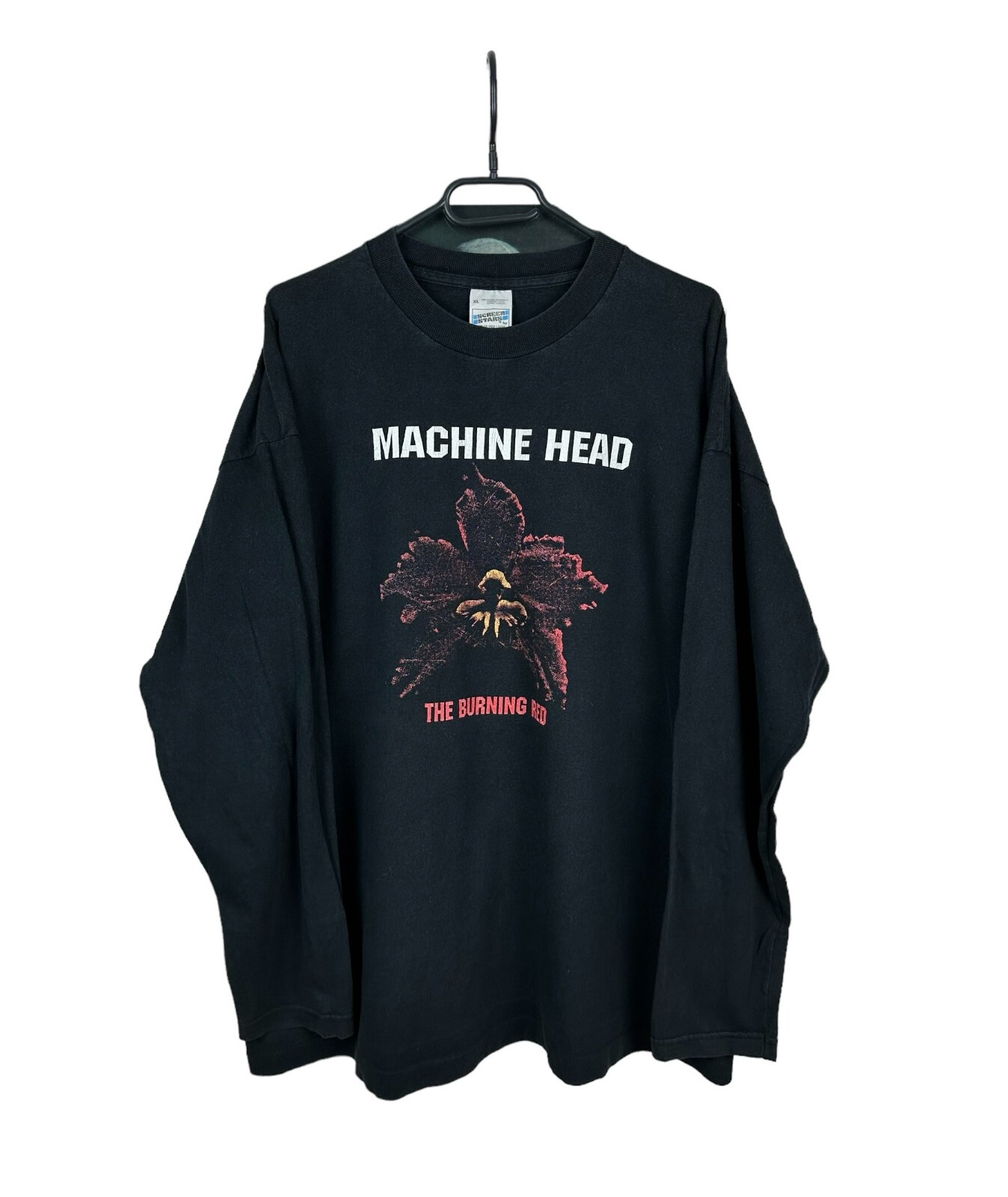 Vintage 90s Machine Head the Burning Red Shirt Band Long