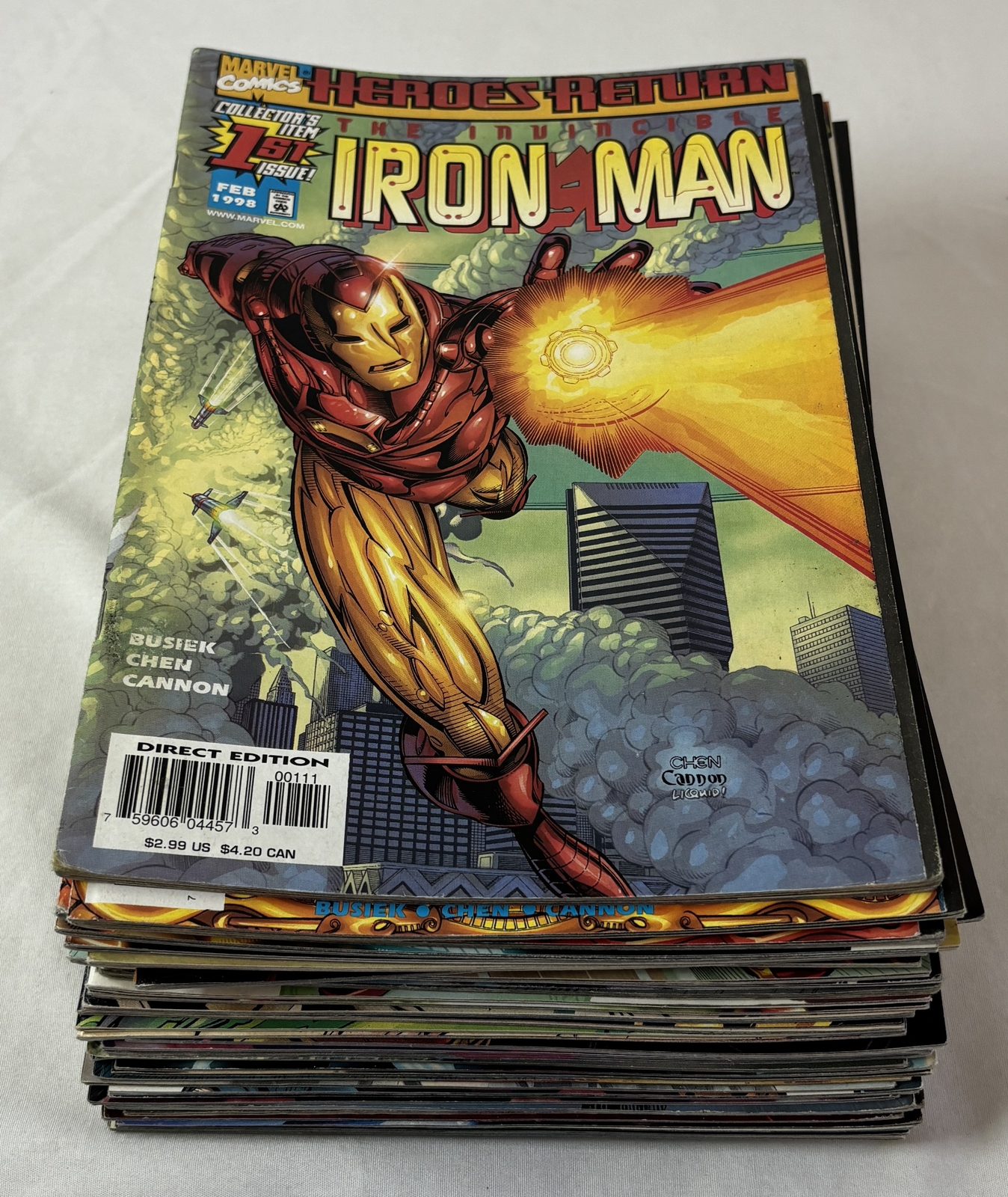 1998 IRON MAN #1 9 10 28 29 30 32-40 42 43 45 55 61-71 73 74