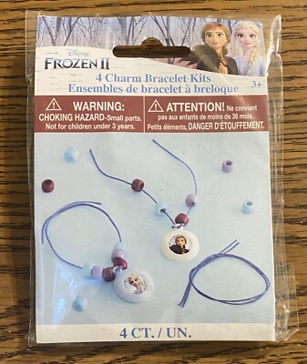 Disney Frozen II 4 Charm Bracelet Kits