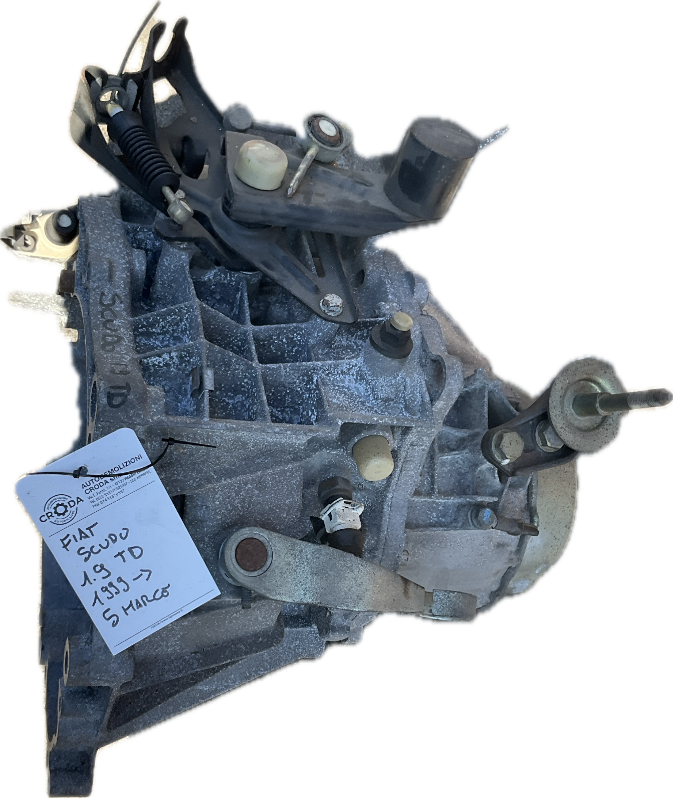 Cambio gearbox manuale per modello FIAT SCUDO 1.9 turbo diesel 5 marce ricambio