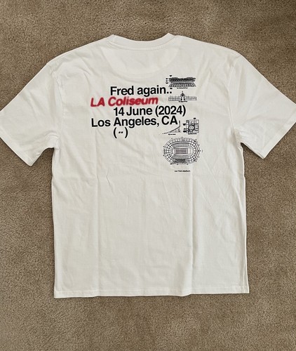 FRED AGAIN.. 黒 Tシャツ M Fred Again Music Album Print T Shirt Men's Casual High