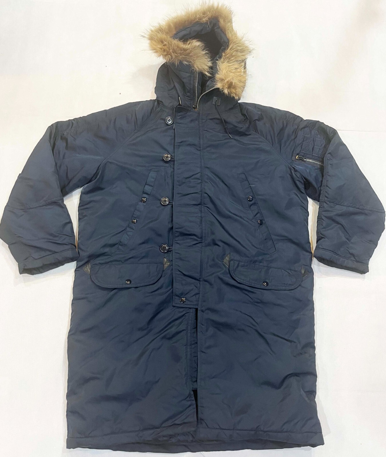 Vintage Spiewak N-3B Parka Fur Hooded Military Coat Flight Vintage Spiewak N-3B Parka Fur Hooded Military Coat Flight