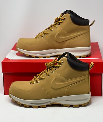 Nike Manoa Leather Boots Haystack/Velvet Brown 454350-700 Men's Size 8.5
