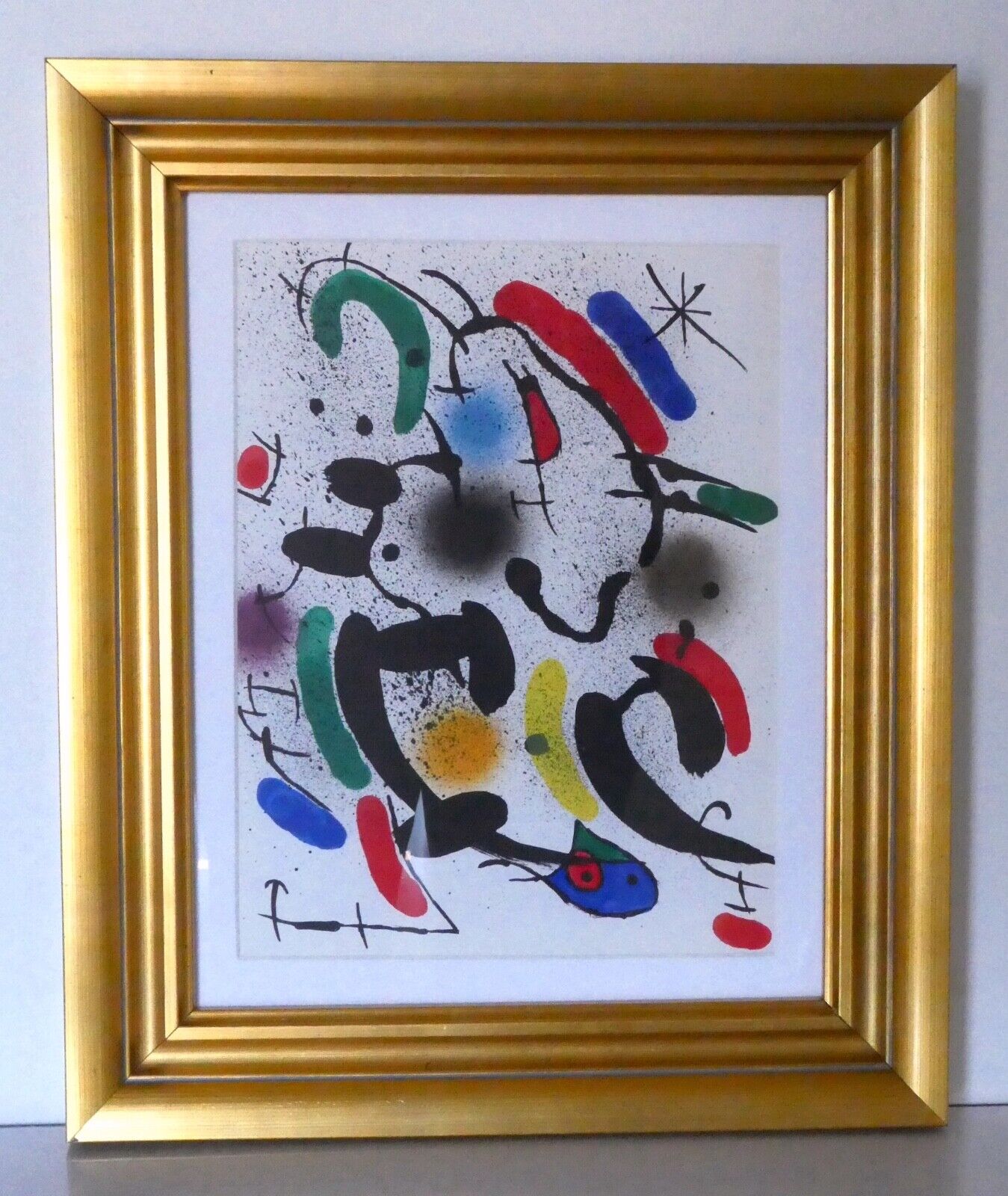 Original Lithograph VI From JOAN MIRÓ Lithographs Volume I Original Lithograph VI From JOAN MIRÓ Lithographs Volume I