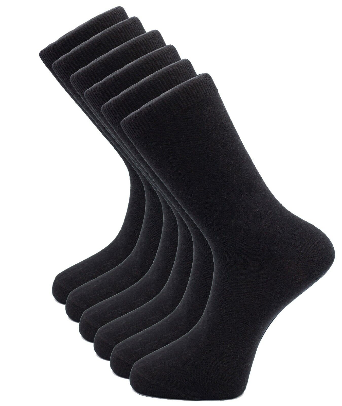 mens dress socks black cotton pairs business