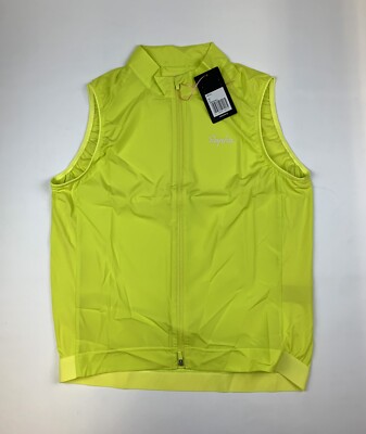 RAPHA Core Gilet Size XL Cycling Vest Yellow NWT