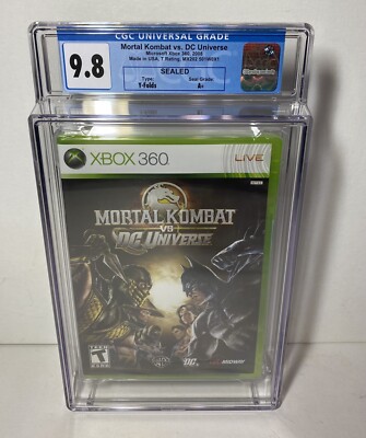 Mortal Kombat vs. DC Universe (Xbox 360, 2008) CGC 9.8A+ SEALED
