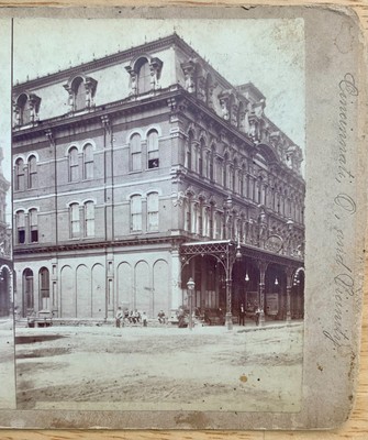 Robinson's Opera House * c.1880 * Cincinnati, Ohio