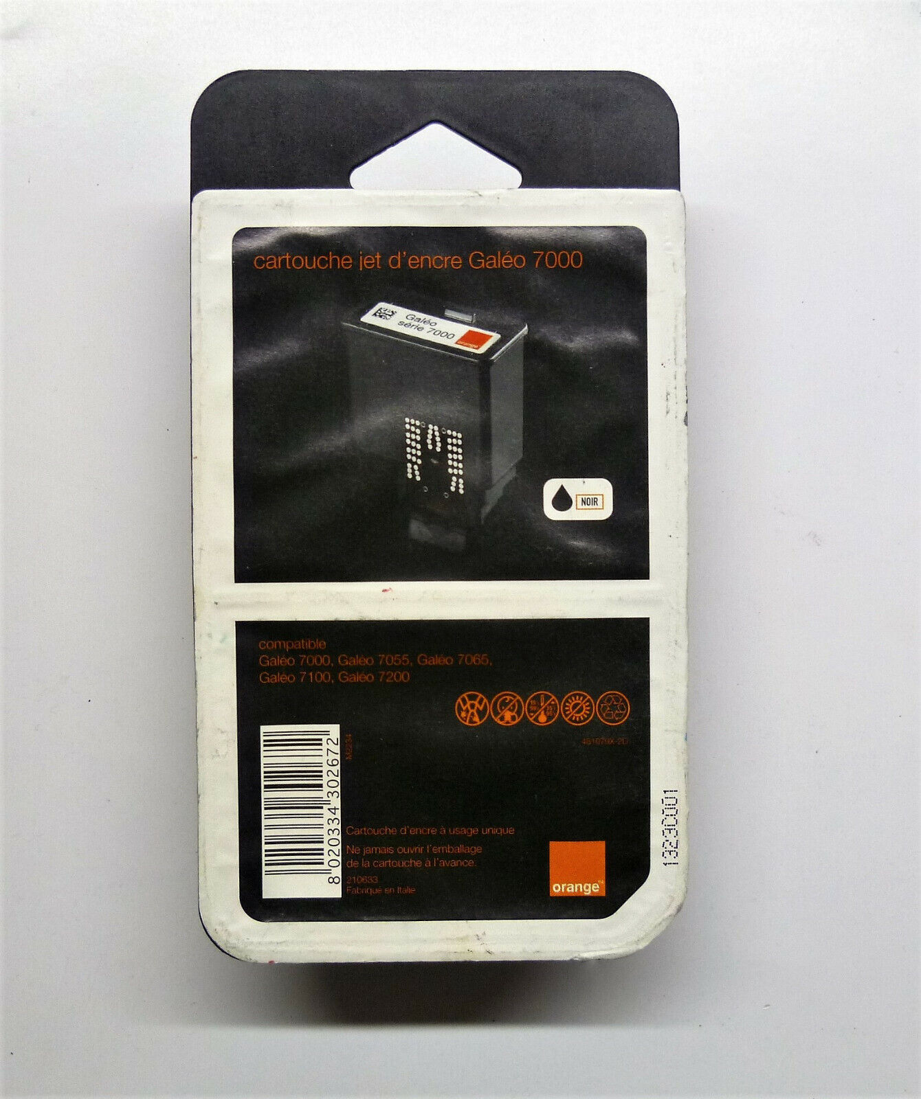 Original orange Galeo 7000 schwarz 481079X-2D - FAX 7000 Original orange Galeo 7000 schwarz 481079X-2D - FAX 7000