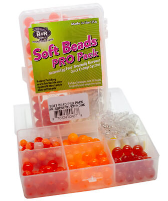 BnR Tackle Soft Bead Alaska Sockeye/Chinook Pro Pack Trout & Steelhead Bait