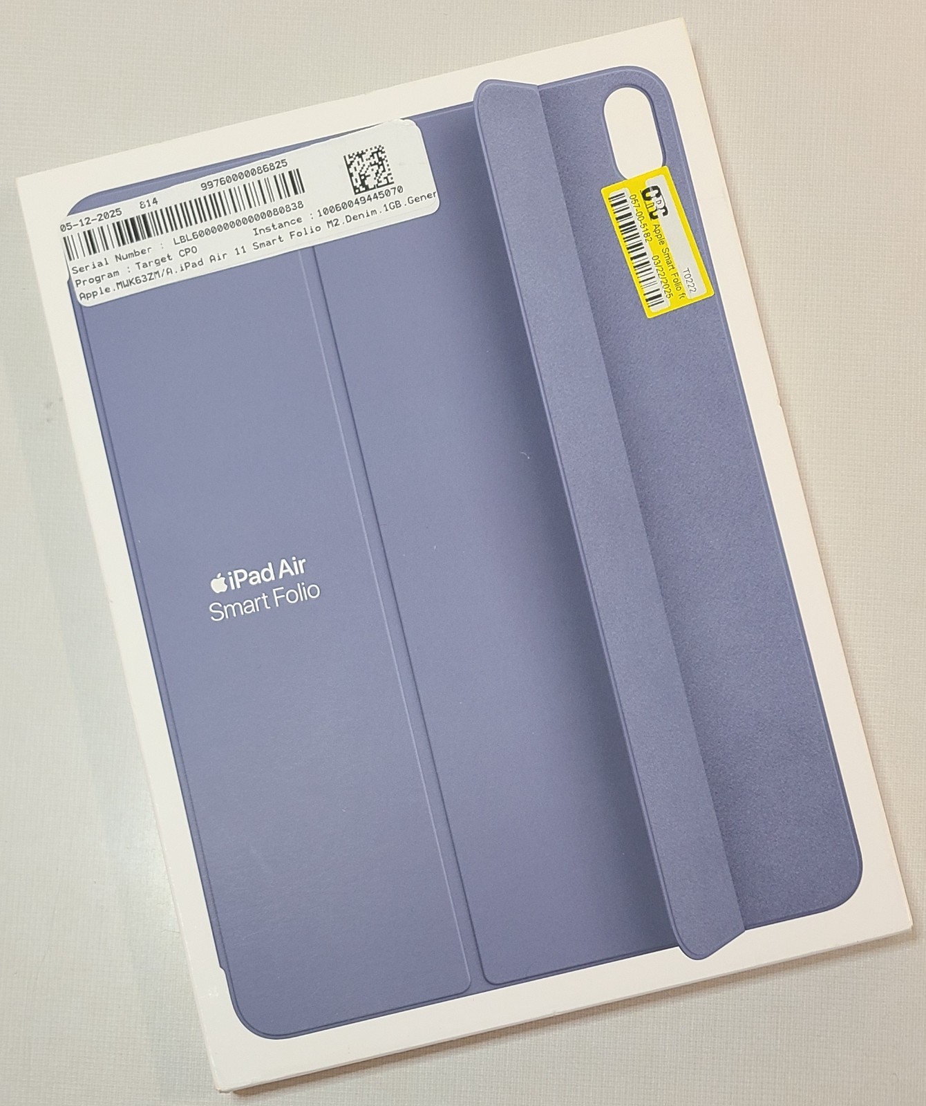 新品未開封　iPad Air 13インチ Smart Folio Denim 13インチiPad Pro（M4）用Smart Folio - デニム - Apple（日本）