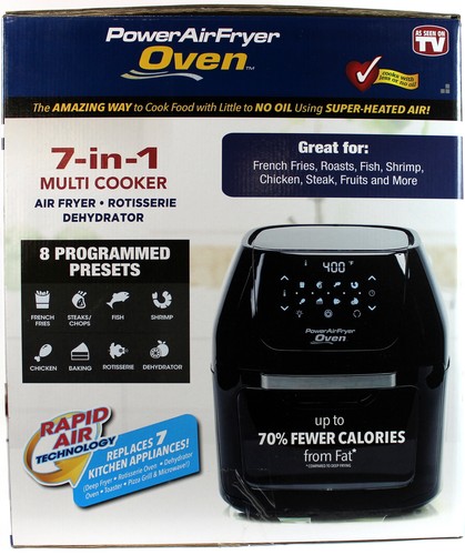 Power Air Fryer Oven Extra Large Capacity 1700 Watts-N.O.