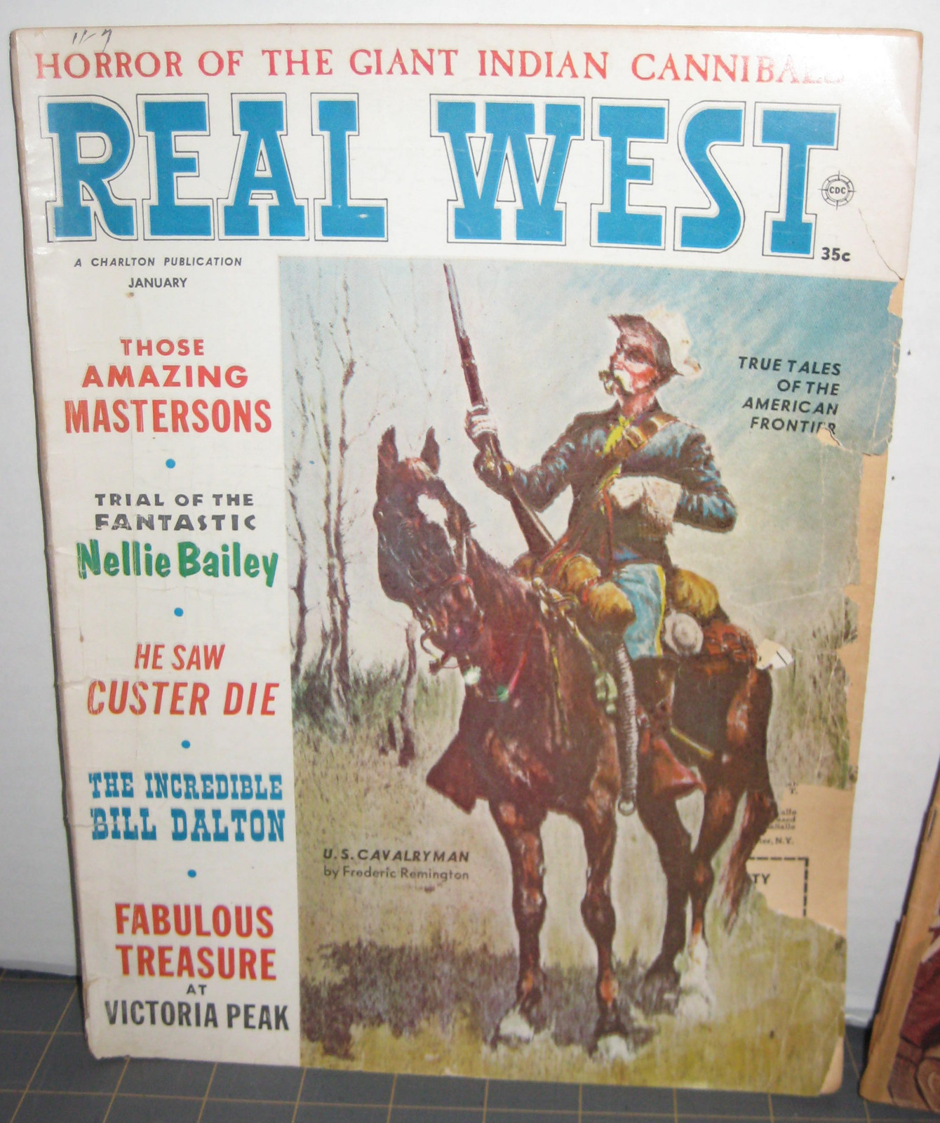 2 Real West 1 Golden West pulp western magazines Jan. 64 Spring 68 Mar. 1967