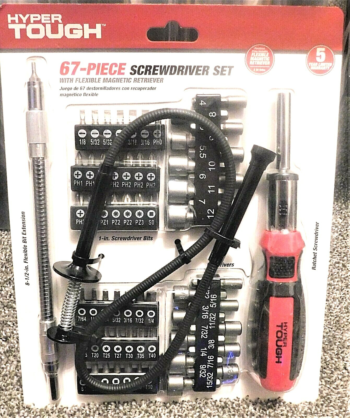 TOOLS HYPER TOUGH 67 PIECE SCREWDRIVER SET eBay