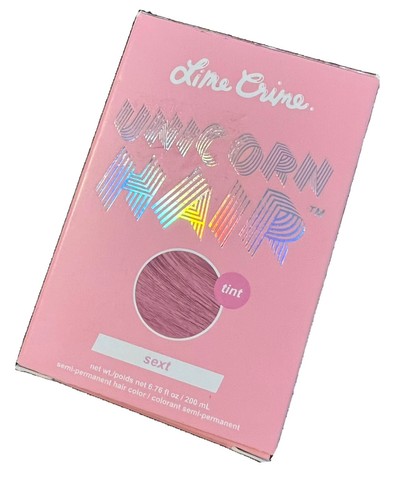 Lime Crime UNICORN HAIR DYE Temp Semi Permanent Full Coverage Tint SEXT 6.76 oz