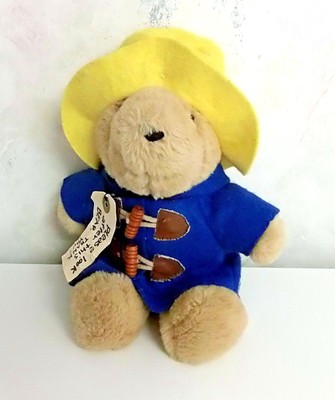 Vintage Paddington Bear Sears Plush Stuffed Animal Darkest Peru Tag 1990 EUC