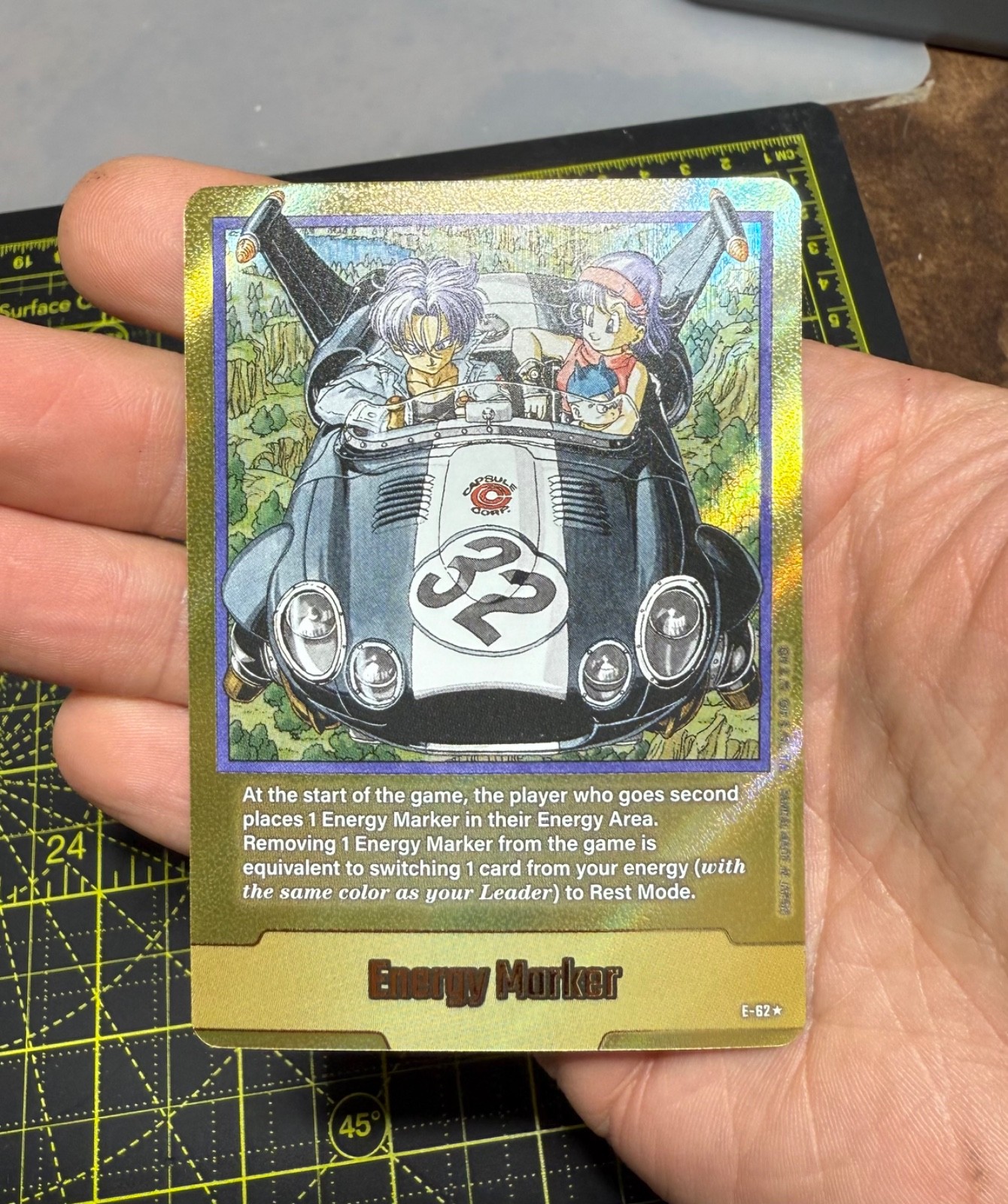 Fusion World manga booster 01 Energy Marker Gold E-62 Marker
