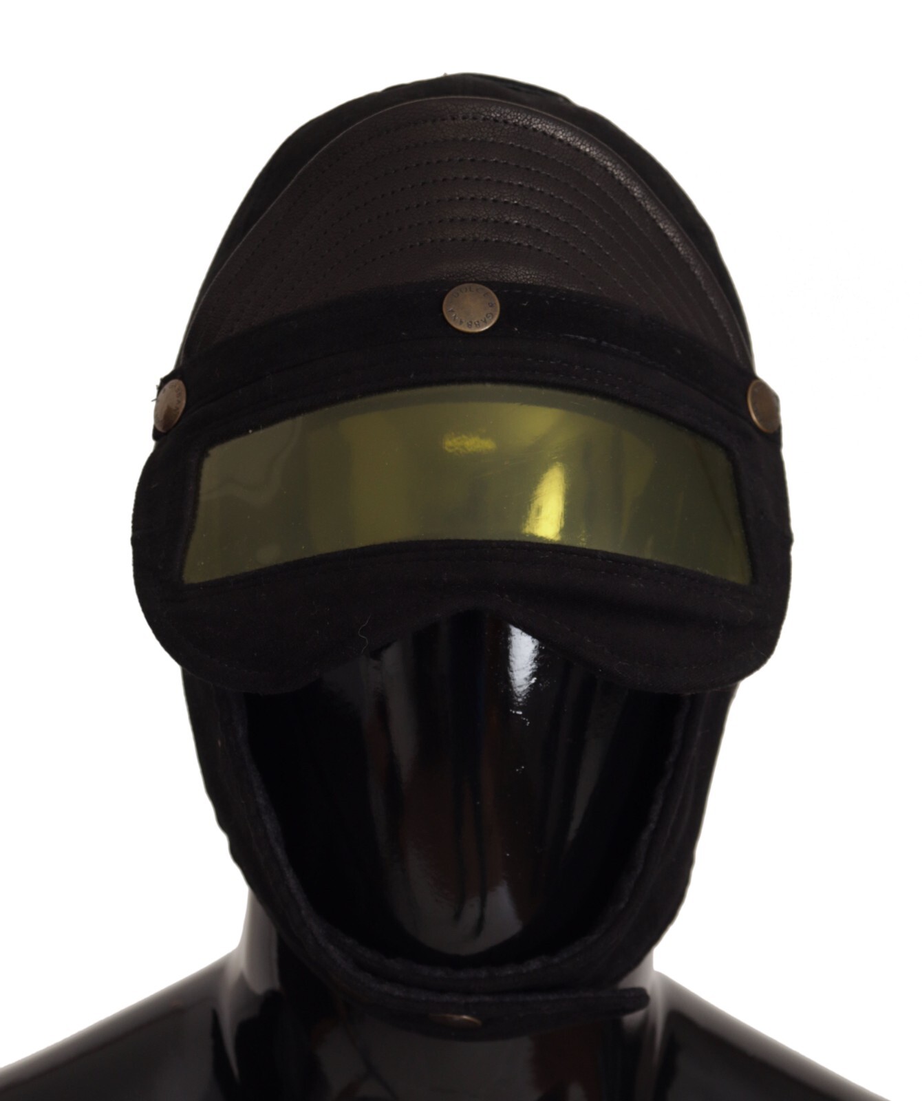 

Шапка DOLCE - GABBANA Черная шерстяная шапка-траппер, покрывная головной убор s. 58/л, Черный, Does not apply