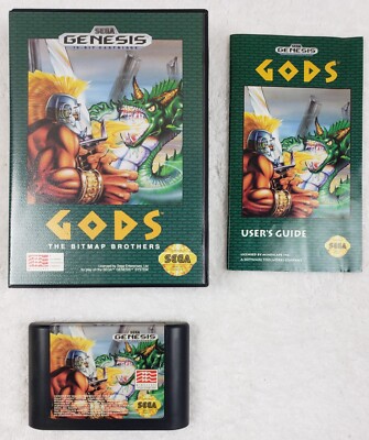 Gods - The Bitmap Brothers (Sega Genesis, 1992 COMPLETE