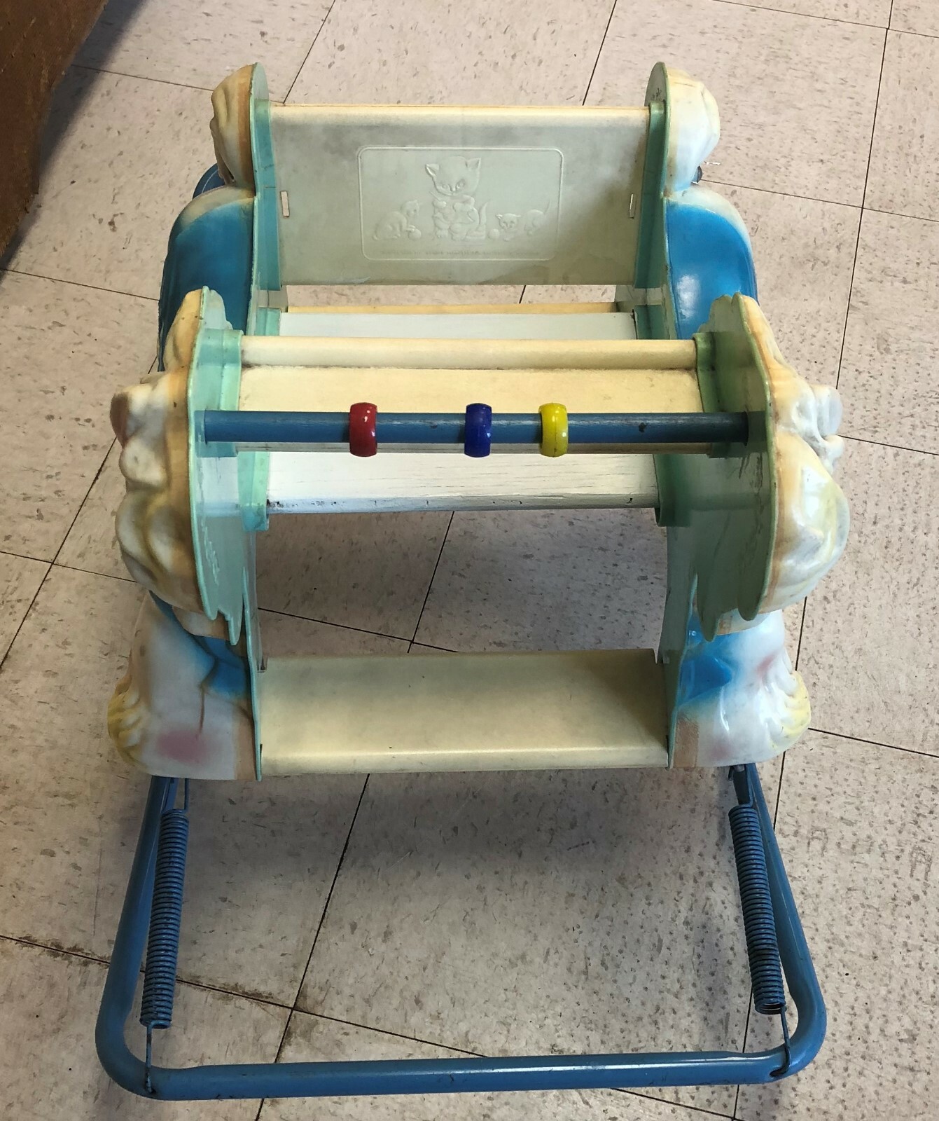 Vintage 1960s Rocking Horse Bouncy Wonder Shoo Fly Toy