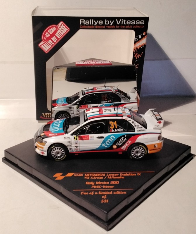 Mitsubishi Lancer Evolution Ix Araujo Rally Mexico 2010 Vainqueur Vitesse 43406