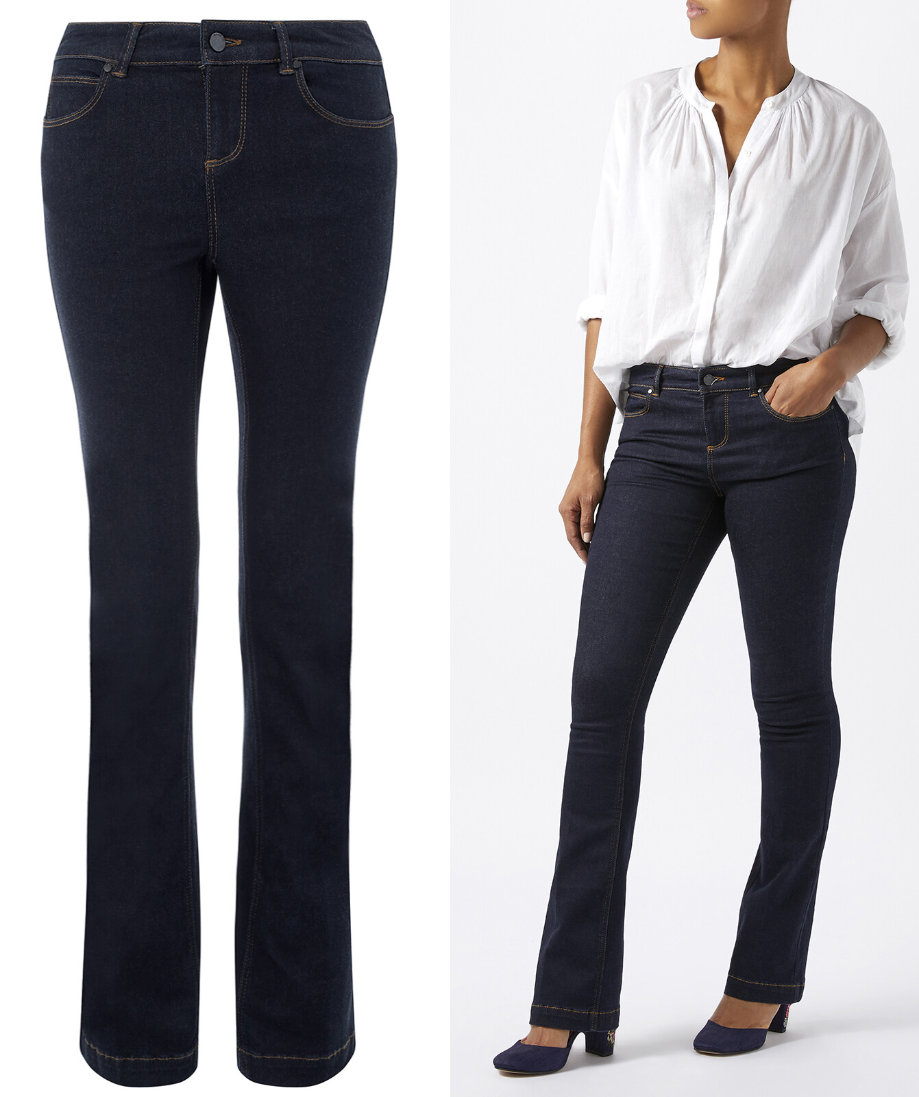 plus size bootcut jeans uk
