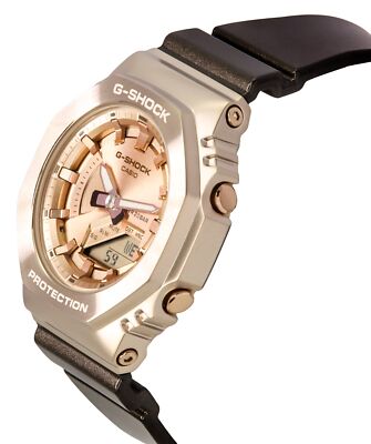 Pre-owned Casio G-shock Rose Gold Dial Sports Quartz 200m Women's Watch Gm-s2100cb-5a