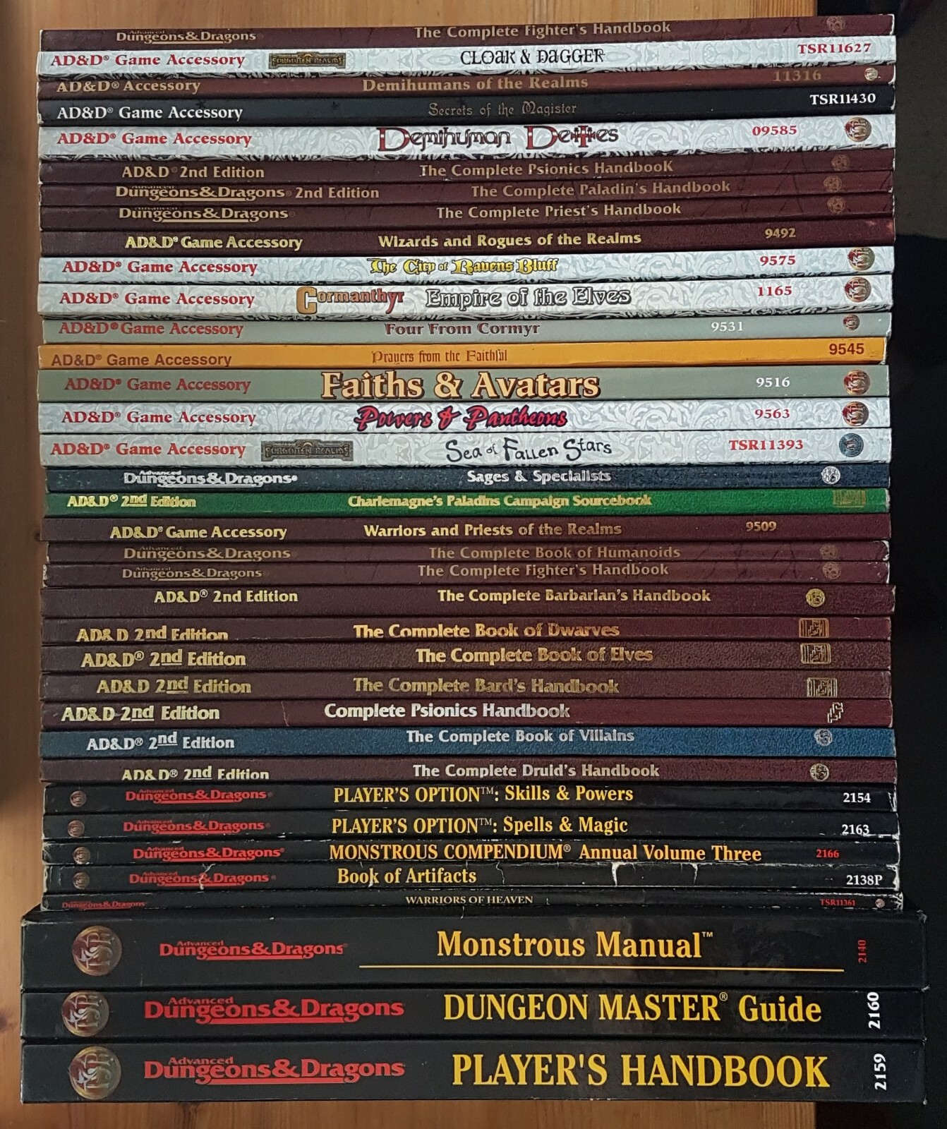 AD&D 2nd Edition 2.5 Ed Book Dungeon Dragon TSR 90s