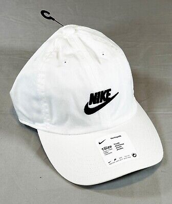 Nike Youth Heritage86 Futura Adjustable Hat - White
