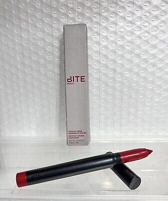 BITE Beauty Crystal Creme Shimmer Lip Crayon CHERRY ON TOP ~ Rare