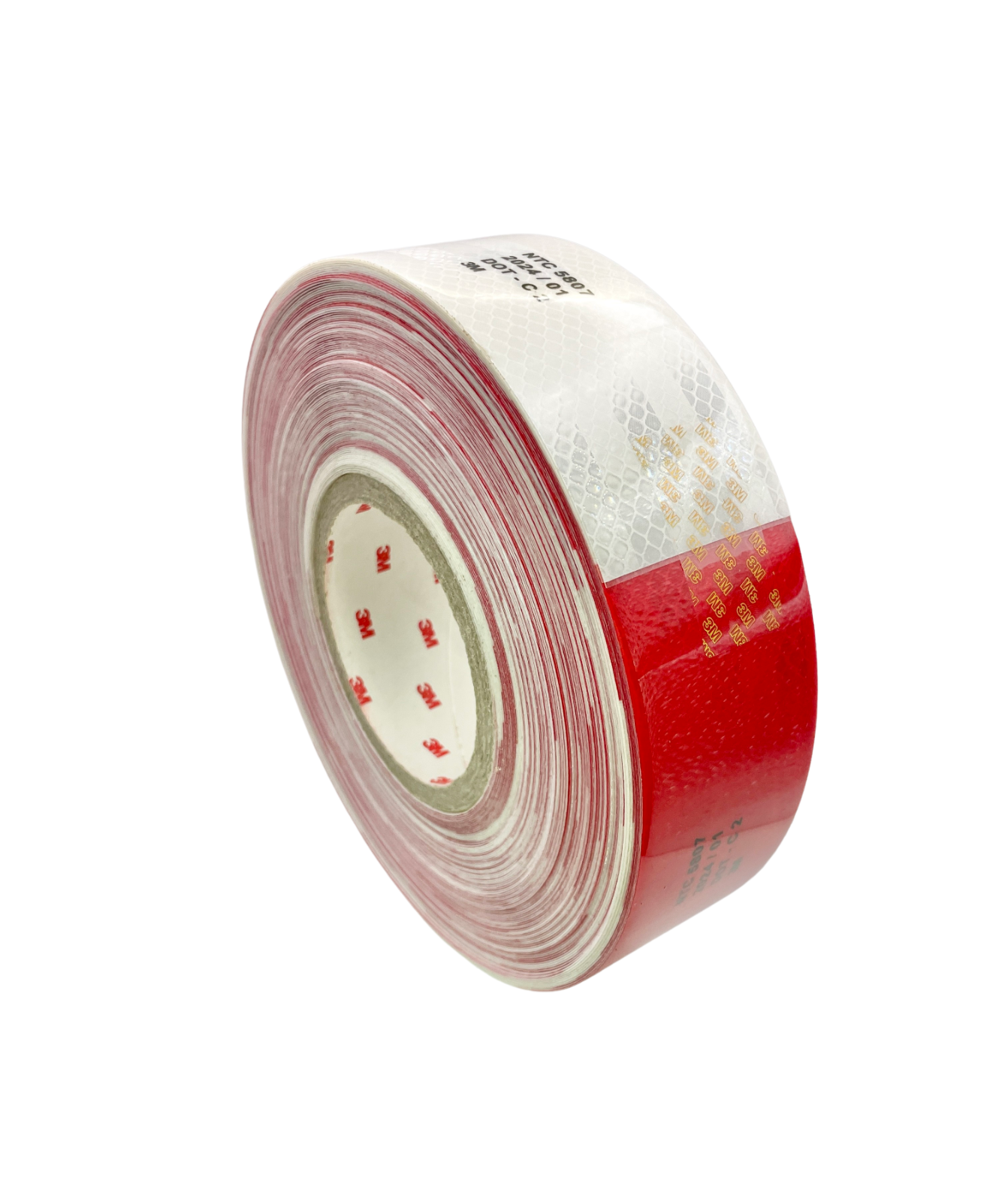 3M DOT-C2 Approved Reflective Conspicuity Tape for Trailers Red & White 2”x150’
