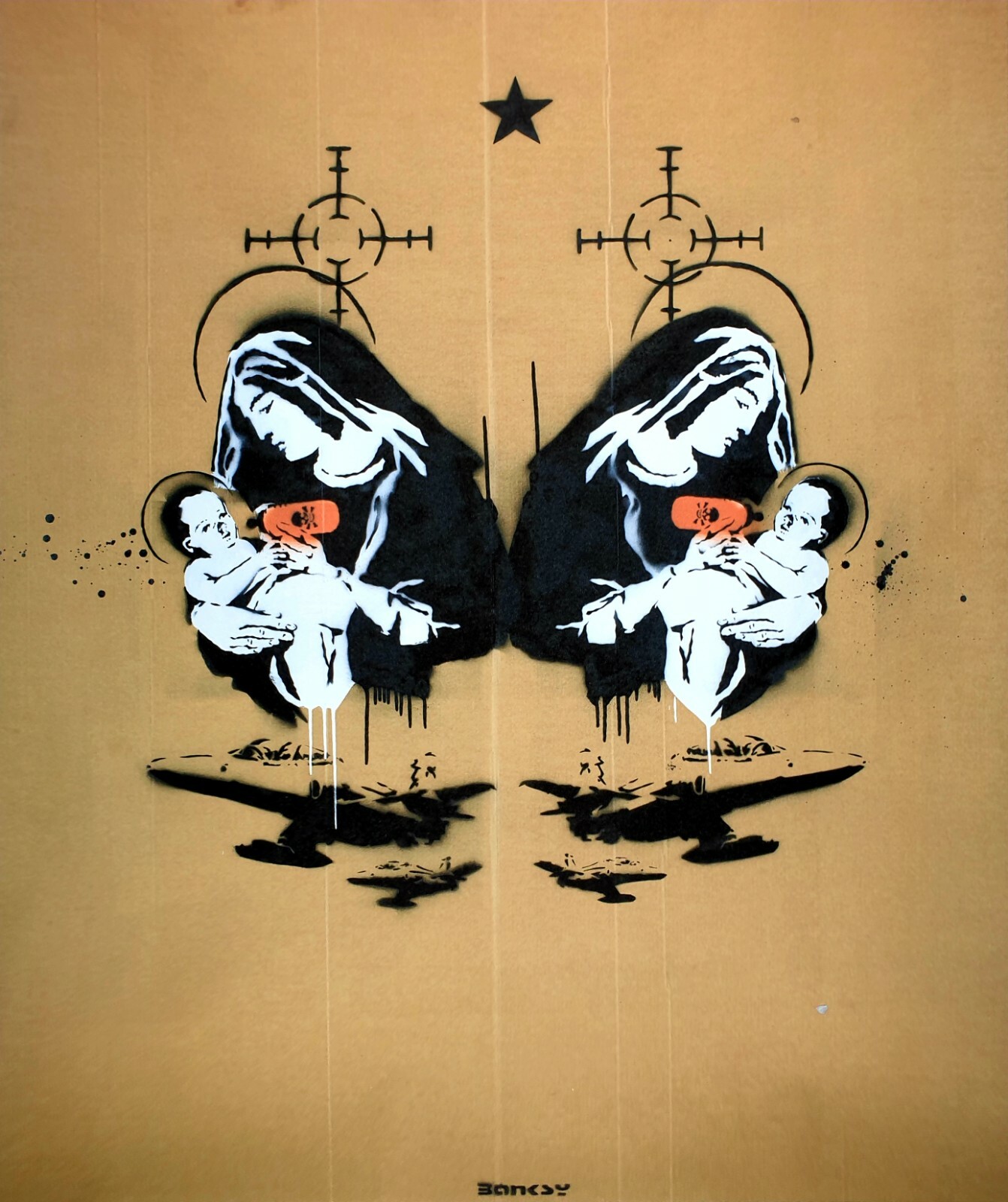 Banksy TOXIC MARY WCP バンクシー シルクスクリーンポスター Banksy TOXIC MARY WCP バンクシー シルクスクリーンポスター