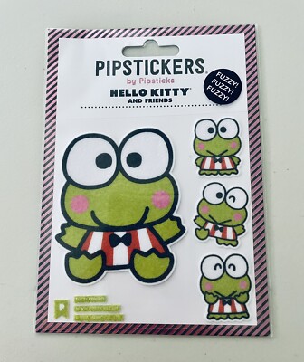 Pipstickers by Pipsticks Hello Kitty and Friends Fuzzy Keroppi Sticker Sheet