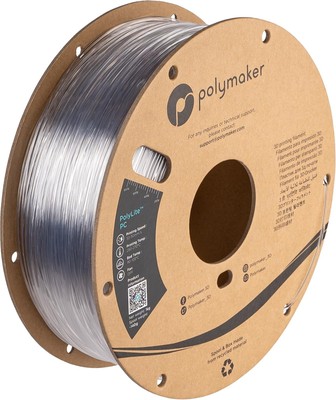 Polymaker PC Filament 1.75mm, Clear Polycarbonate Filament 1.75mm 1kg Cardboa...