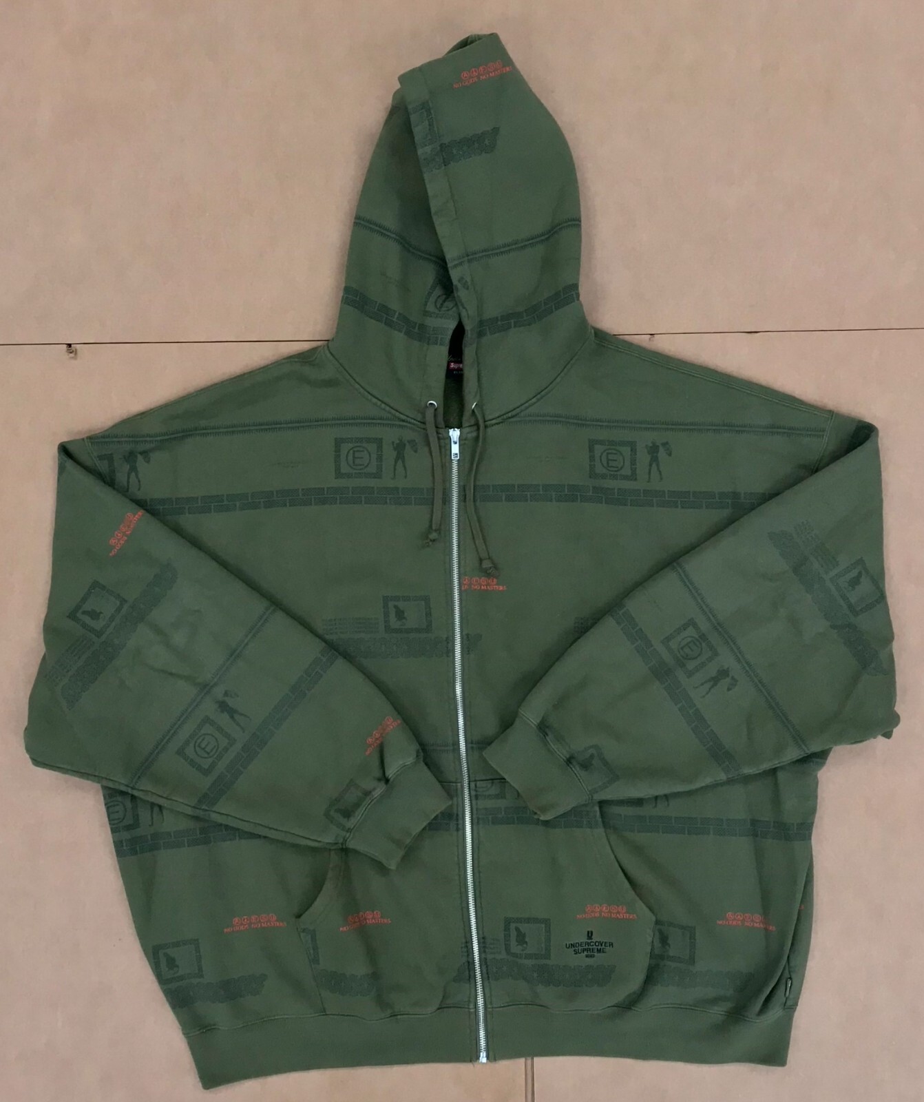SS23 SUPREME X UNDERCOVER FULL ZIP UP HOODED SWEATSHIRT SS23 SUPREME X UNDERCOVER FULL ZIP UP HOODED SWEATSHIRT