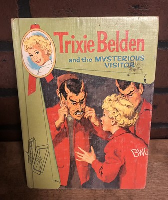 Vintage Trixie Belden and the Mystery of the Mysterious Visitor Book #4
