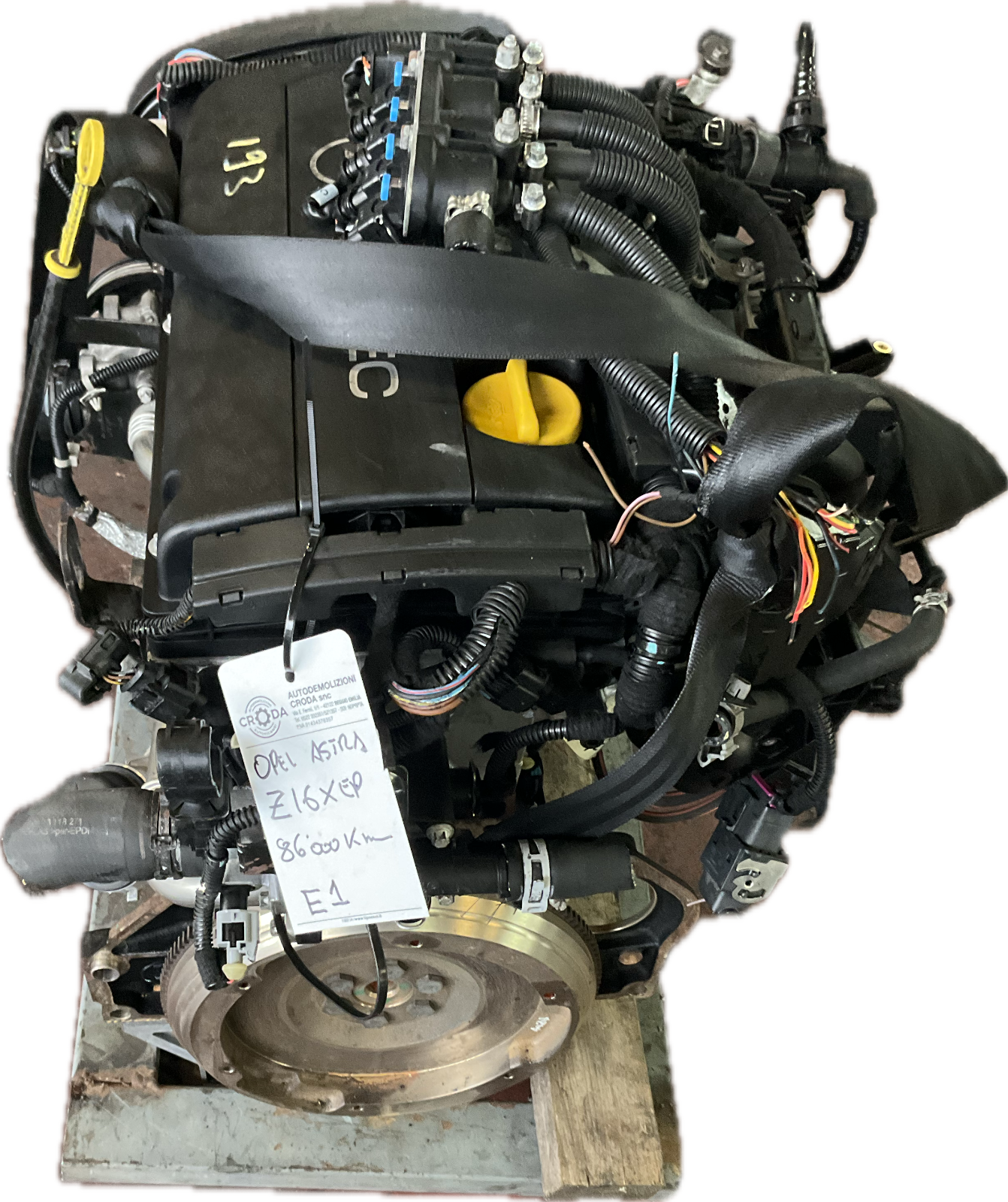 Motore semicompleto per modello OPEL 1.6 BENZINA Z16XEP codice 86.000 km usato