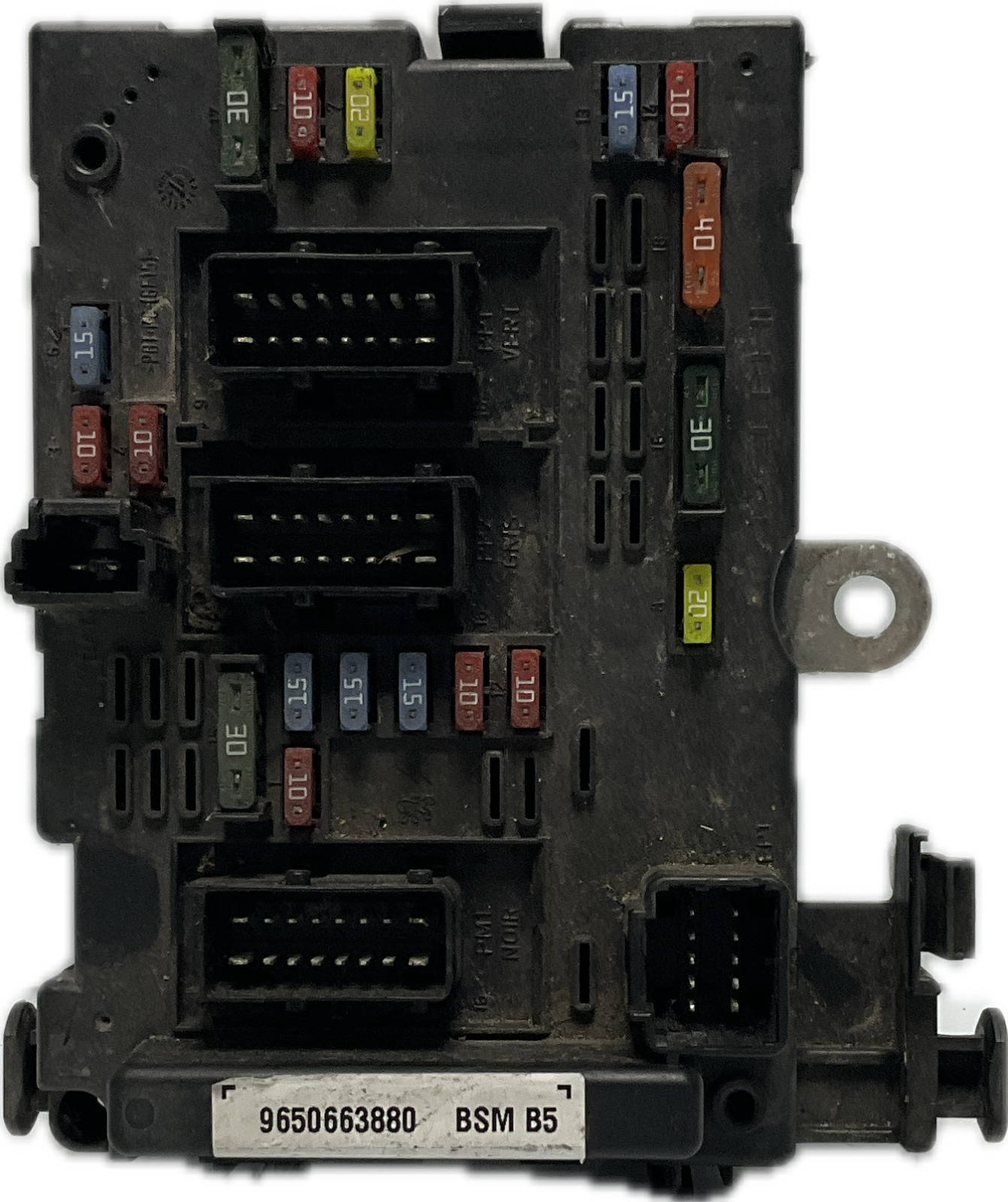 RICAMBIO CENTRALINA PORTAFUSIBILI PEUGEOT CITROEN CODICE RICAMBIO: 9650663880