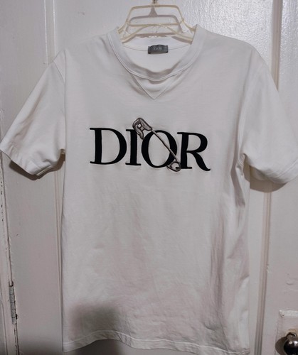 Rare Dior X Judy Blame Safety Pin embroidered T- Shirt 2020 Rare Dior X Judy Blame Safety Pin embroidered T- Shirt 2020
