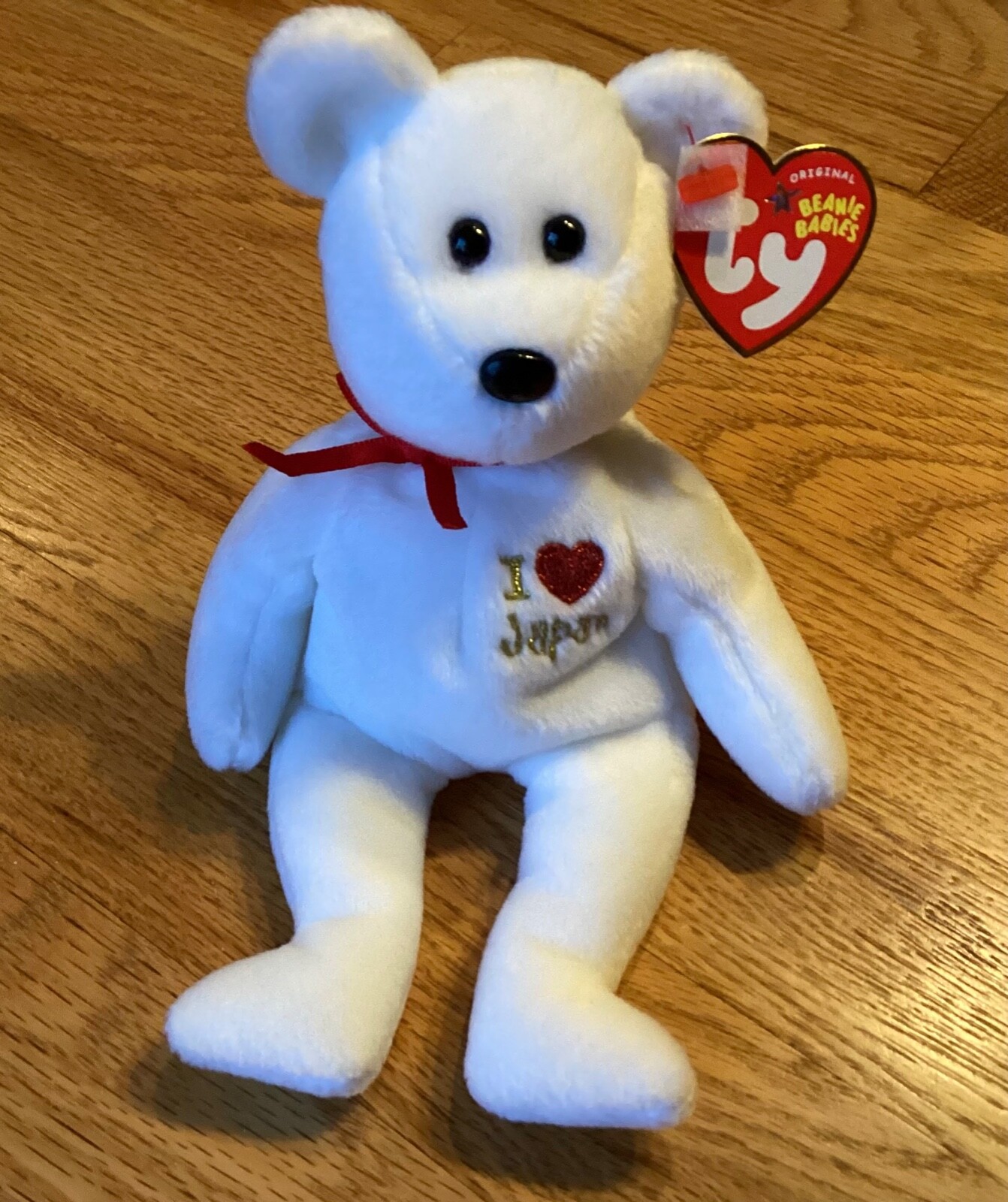 Ty I LOVE ❤️ JAPAN Exclusive Beanie Baby Bear 8” - NEW | eBay