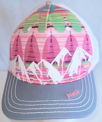 Pistil Womens McKinley Persimmon Womens One Size Adjustable Mesh Back Hat NWT