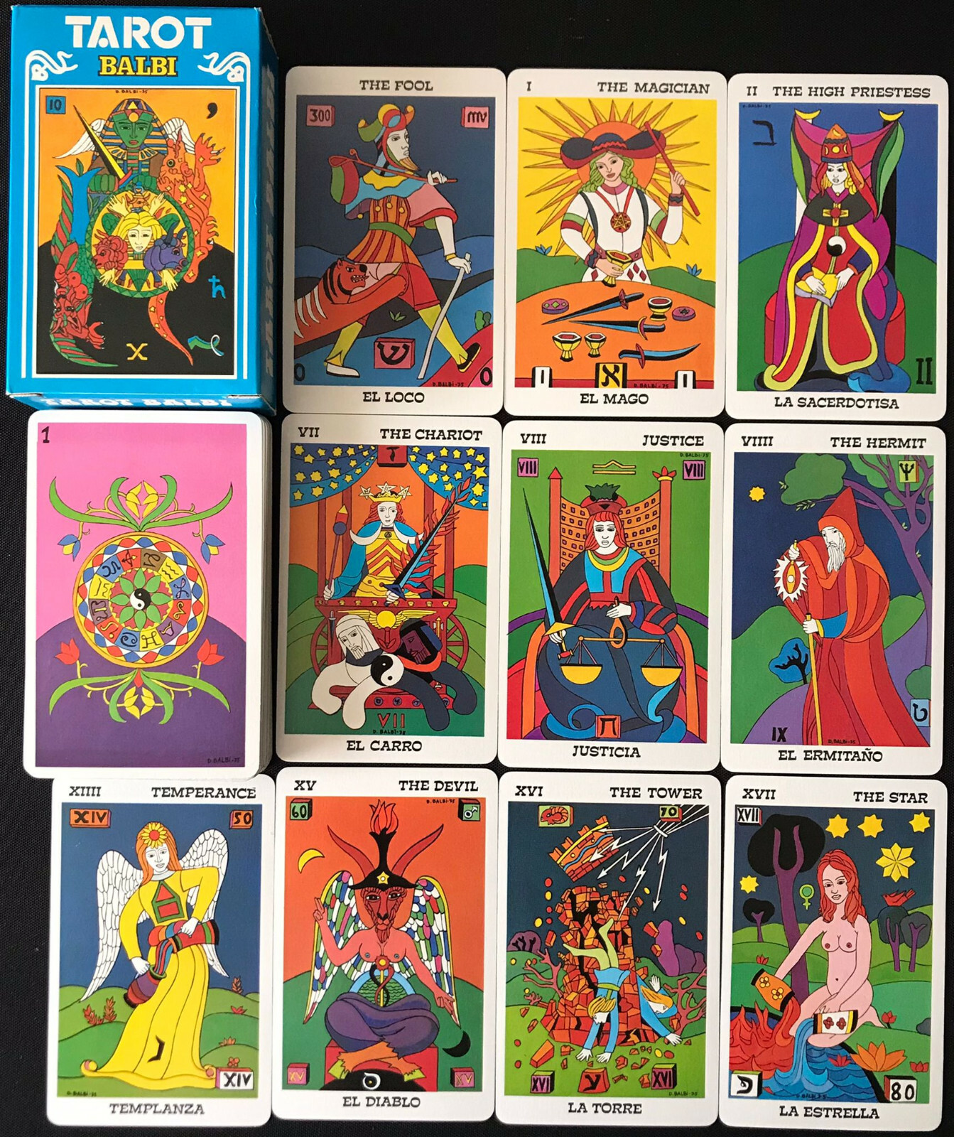 C2【used】BALBI タロットカード　バルビ　スペイン C2【used】BALBI タロットカード バルビ スペイン