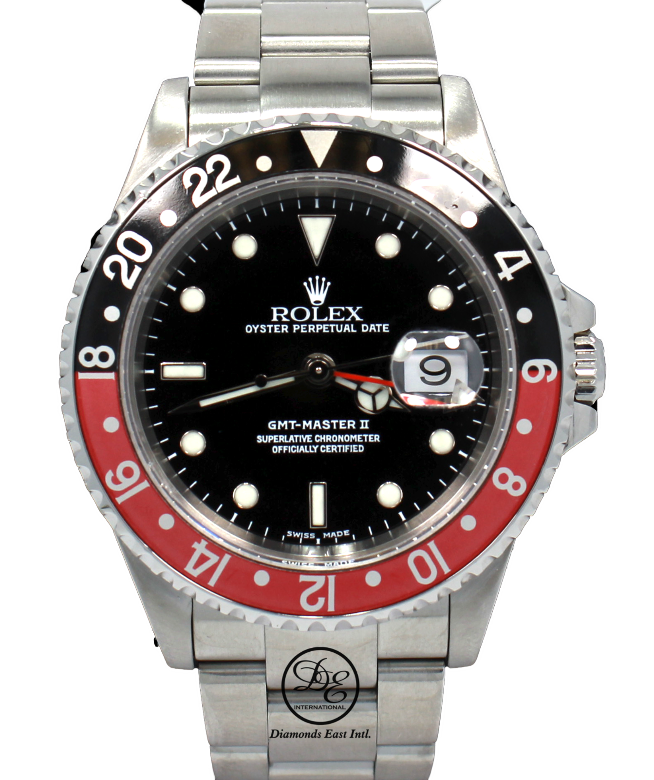 Rolex GMT-Master II 16710 Coke Black / Red Bezel 40MM Steel Rolex GMT-Master II 16710 Coke Black / Red Bezel 40MM Steel