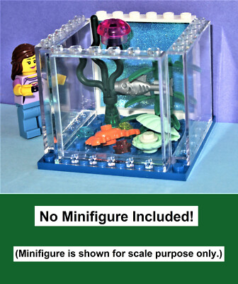 Sea Aquarium Jelly Fish Crab Clam Animal Miniature MOC - MADE OF LEGO BRICKS
