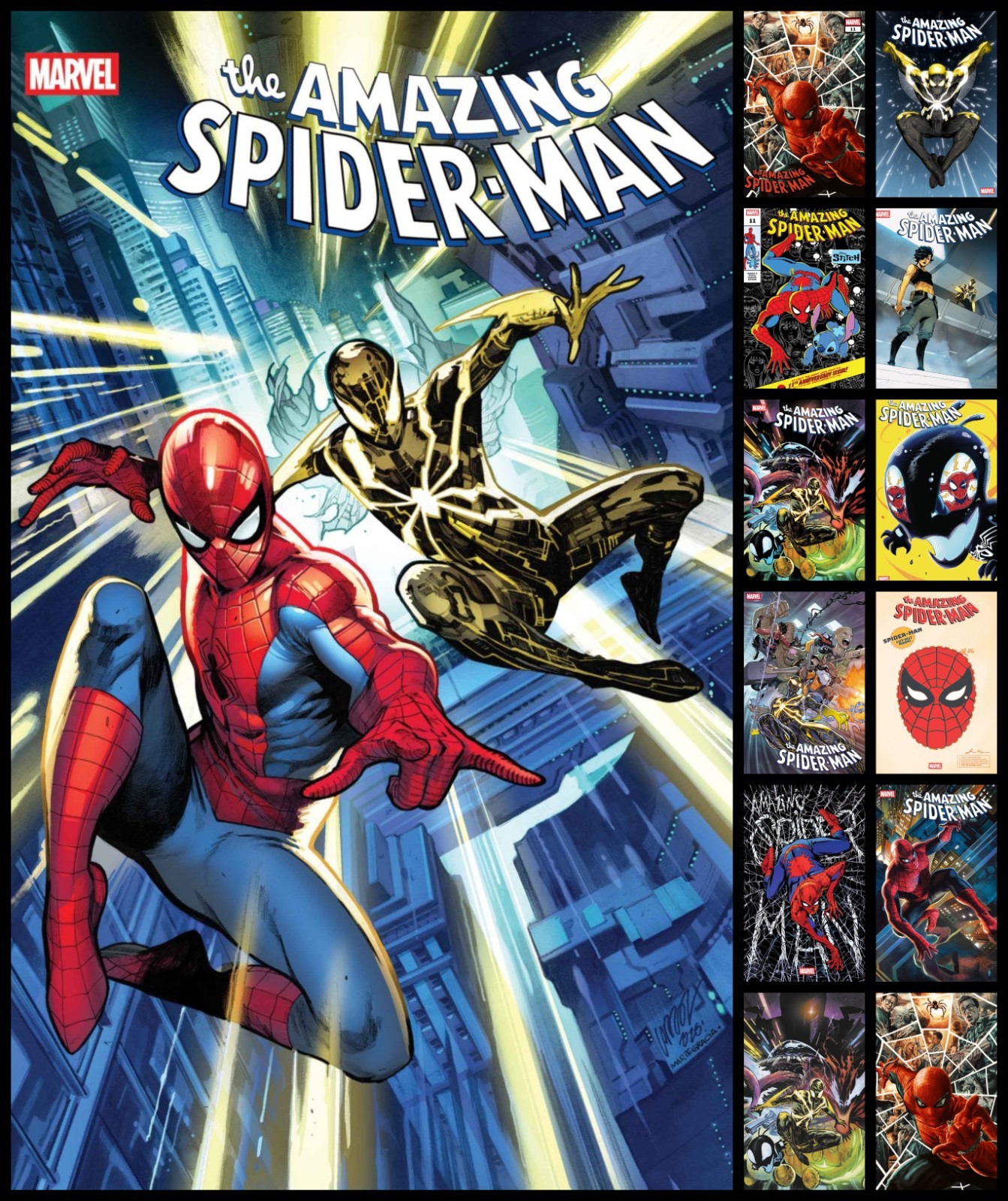 アメコミリーフ　Amazing Spider-Man #800 限定版 サイン入 アメコミリーフ Amazing Spider-Man #800 限定版 サイン入 The