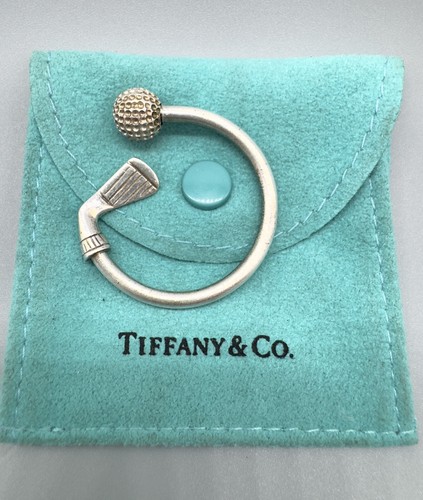 小物 OLD TIFFANY SILVER KEY RING Vintage Tiffany & Co Sterling Silver Horseshoe Key Chain Key