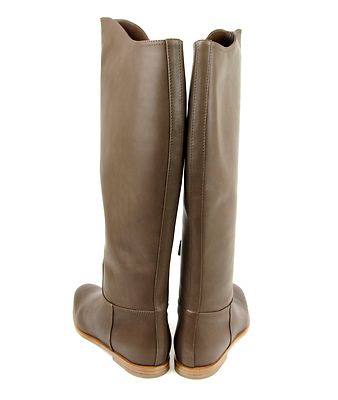 Pre-owned Bottega Veneta $1280 Authentic  Leather Tall Boots, Brown, 297865 2515
