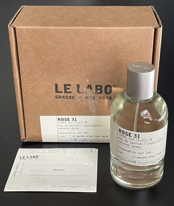 Le Labo Rose 31 Eau de Parfum 100 ml / 3.4 oz  (AUTHENTIC) TRUSTED SELLER